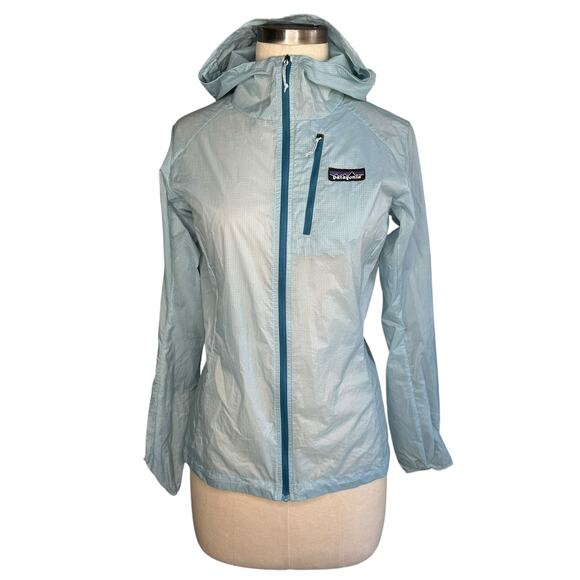 PATAGONIA Women's Houdini Jacket Size XS Light Blue Lightweight Steam Blue - Picture 2 of 9